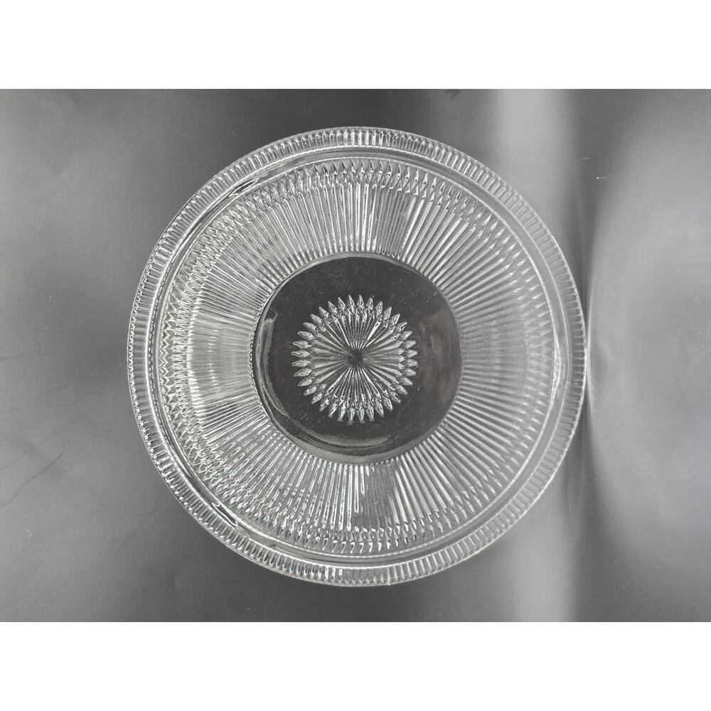 Vintage Jeanette Glass Company Anniversary 12.5" Serving Platter